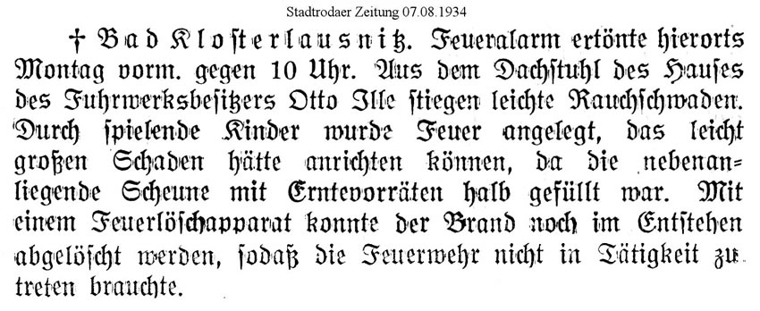 Stadtrodaer Zeitung 07.08.1934